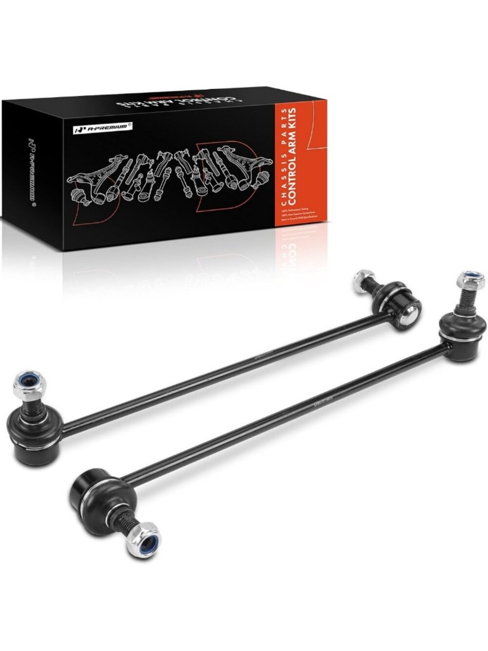 Front Sway Bar Link Stabilizer for Enhanced Suspension Performance - Durable